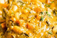 Golden Vegan Pumpkin Wild Rice Harvest Bowl