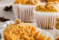 Golden Spiced Sweet Potato Muffins