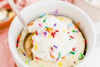 Confetti Mug Cake