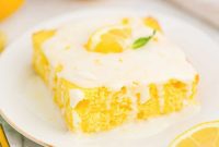 Lemon Bliss Sheet Cake
