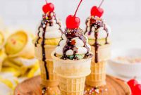 Waffle Cone Cupcakes