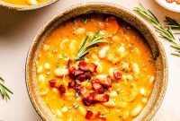 Rich White Bean and Smoky Bacon Chowder