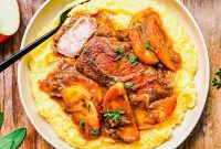 Spiced Apple Butter Pork Chops
