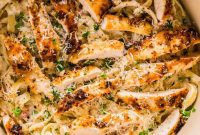 Creamy Garlic Parmesan Chicken Pasta