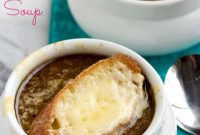 French Caramelized Onion and Gruyere Soup