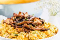 Creamy Vegan Forest Risotto