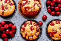 Maple Cranberry Cornbread Muffins