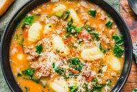 Hearty Italian Sausage Gnocchi Stew