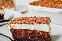 Decadent Chocolate Pudding Poke Cake