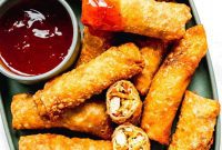 Golden Crunchy Spring Rolls
