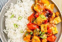 Crispy Sweet Sour Tofu