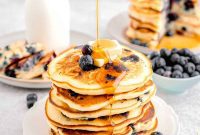 Sweet Blueberry Stacks