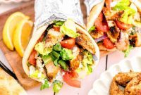 Mediterranean Chicken Wraps