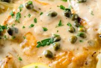 Velvety Lemon Chicken Piccata