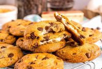 Decadent Cheesecake-Stuffed Chocolate Chip Cookies