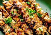 Classic Greek Chicken Souvlaki