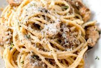 Velvety Lion’s Mane Mushroom Pasta