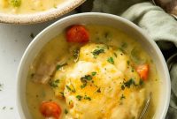 Hearty Stovetop Chicken and Dumplings with Biscuits