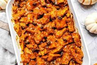 Spiced Pumpkin Bread Pudding