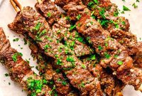 Savory Greek Beef Souvlaki Skewers