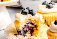 Sunshine Lemon Blueberry Cupcakes