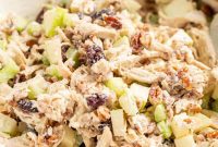 Vibrant Cranberry Pecan Chicken Salad