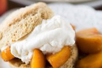 Liqueur-Kissed Peach Shortcakes with Nectar Cream