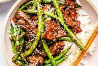 Sizzling Beef and Green Bean Stir-Fry