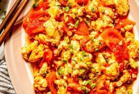 Savory Tomato Egg Scramble