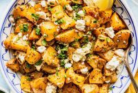 Zesty Greek Lemon Roasted Potatoes