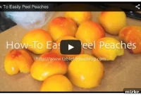 Master Peach Peeling in Minutes