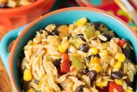 Speedy Tex-Mex Orzo Skillet