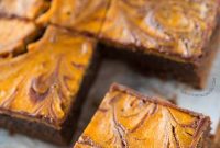 Marbled Pumpkin Cheesecake Brownies