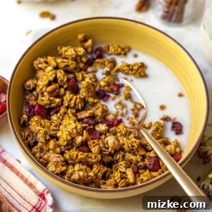Pumpkin Cranberry Granola