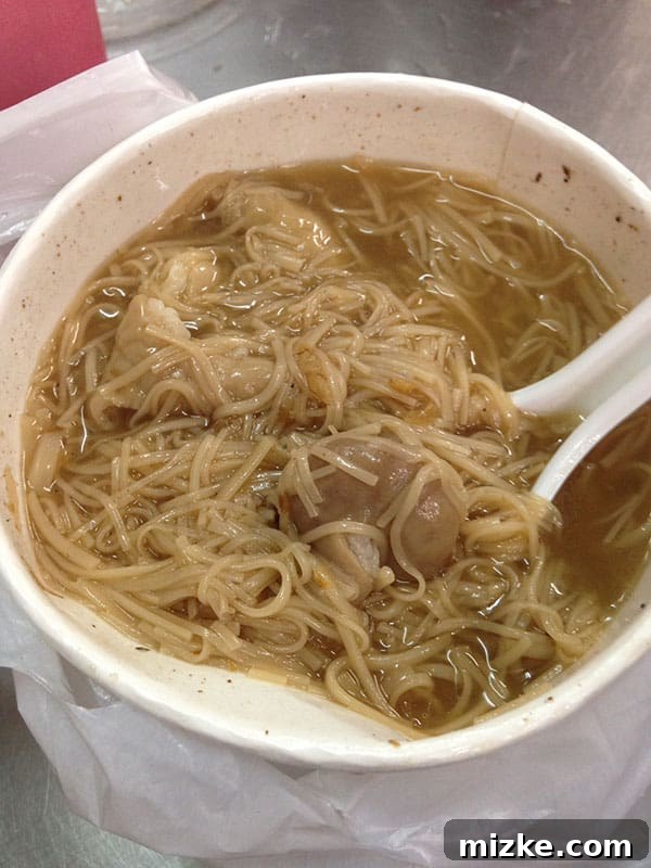 Taipei's Famous Oyster Vermicelli Dish Delicious Oyster Vermicelli from a Taipei Street Vendor