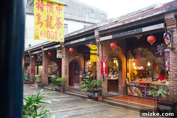 Discovering Local Flavors in Shenkeng Local Market Scene in Shenkeng Tofu Street