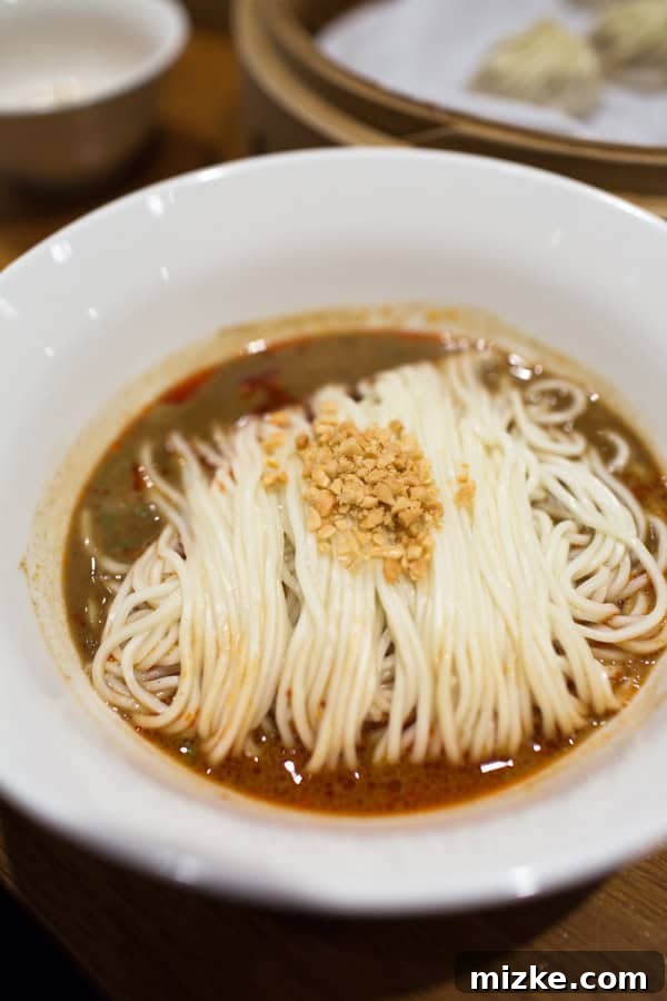 Must-Try Dan Dan Mien at Din Tai Fung, Taipei Exquisite Dan Dan Mien at Din Tai Fung