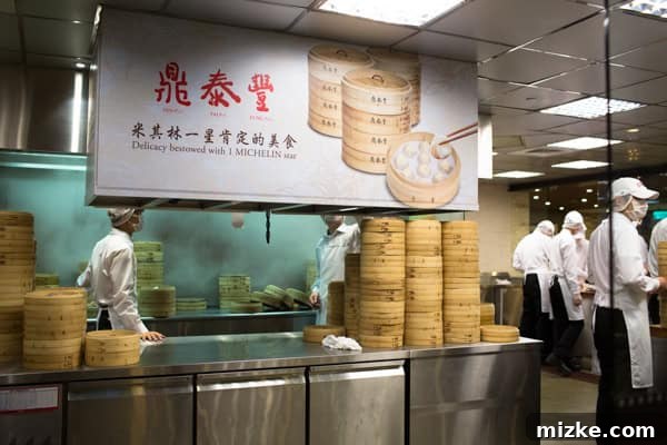 An Abundant Feast at Din Tai Fung, Taiwan A Table Full of Din Tai Fung's Signature Dishes
