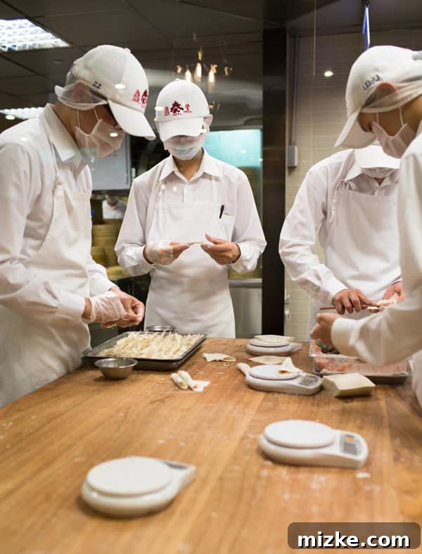 Complementary Dishes to Xiaolongbao at Din Tai Fung Freshly Prepared Noodles and Sides at Din Tai Fung