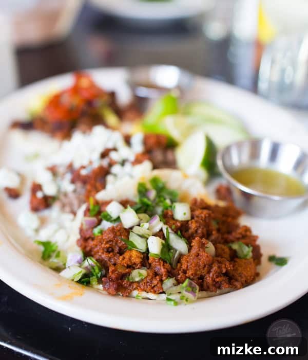 Scottsdale's Flavorful Finds 22 Carne Asada Chorizo Azul Taco with Blue Cheese