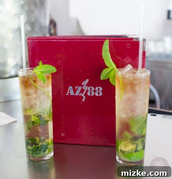 Scottsdale's Flavorful Finds 32 Signature Drinks and Ambiance at AZ88 Scottsdale