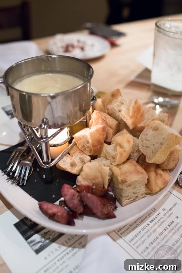 Scottsdale's Flavorful Finds 59 Kilt Lifter Fondue with Beer and Gruyere