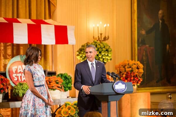2014 White House Junior State Dinner 22 President and First Lady at the Kids' State Dinner