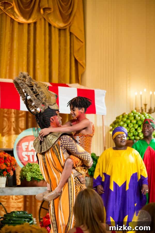2014 White House Junior State Dinner 40 Audience enjoying The Lion King performance
