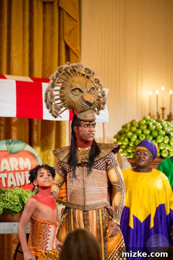 2014 White House Junior State Dinner 41 First Lady Michelle Obama watching the performance