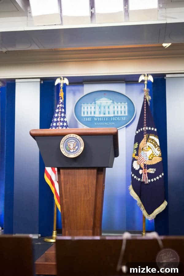 2014 White House Junior State Dinner 10 White House Press Briefing Room