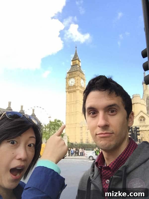 London: A Tourist's Delight 12 Close-up of Big Ben and surrounding architecture