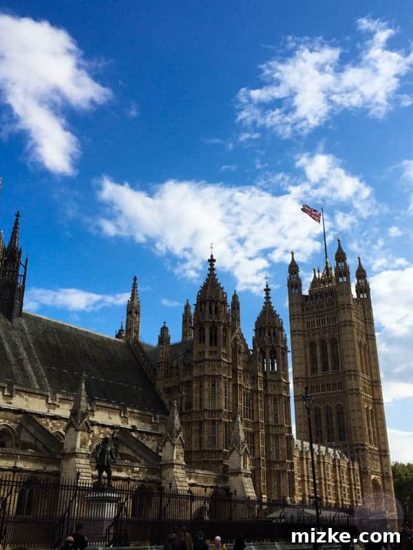 London: A Tourist's Delight 13 Big Ben towering over Westminster Bridge