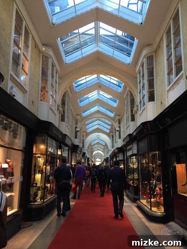 London: A Tourist's Delight 39 Interior of the luxurious Burlington Arcade in London