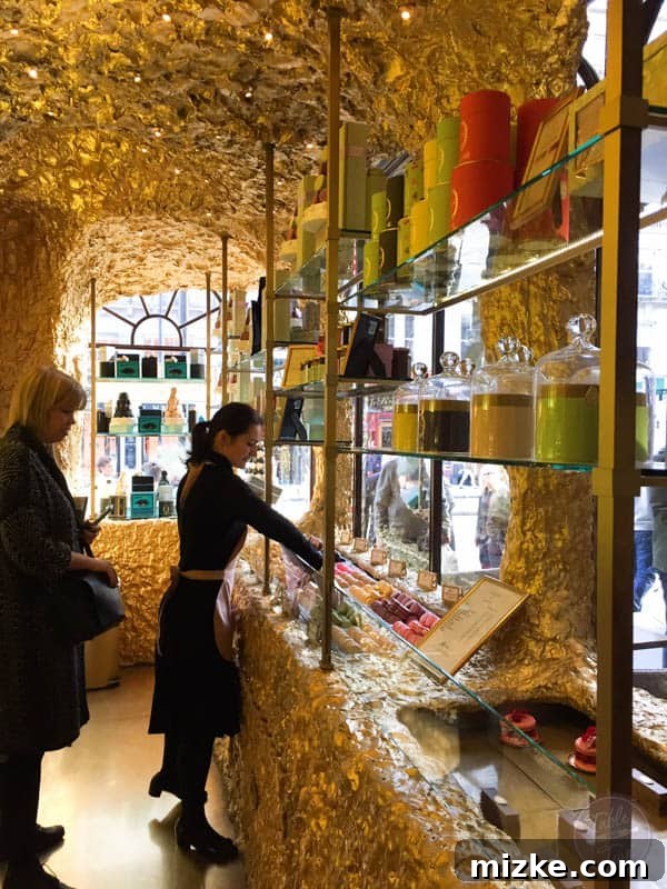 London: A Tourist's Delight 40 Ladurée boutique storefront with macarons